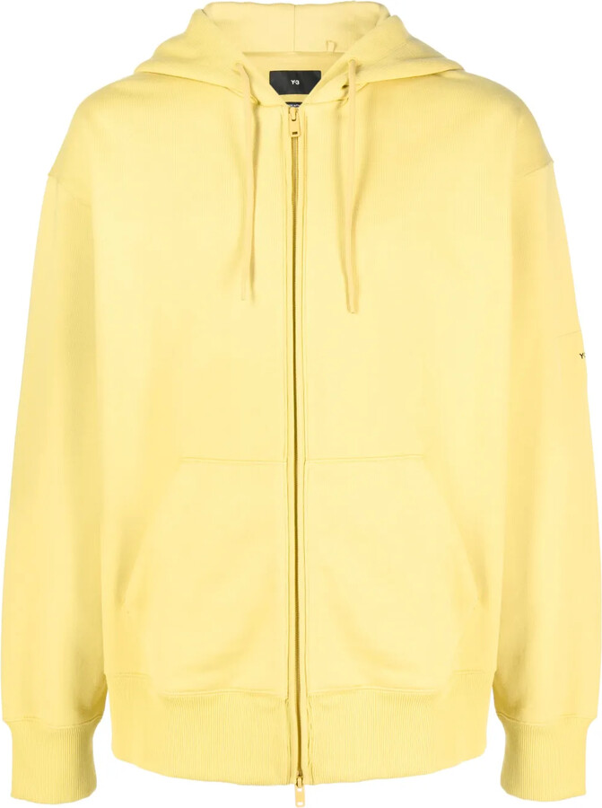 Y-3 Logo-Patch Organic-Cotton Hoodie