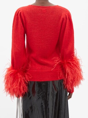 Interlocking G Mohair Blend Dog Sweater in Multicoloured - Gucci