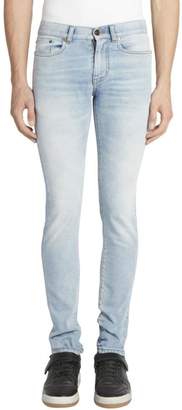 Saint Laurent Low-Waist Skinny Jeans