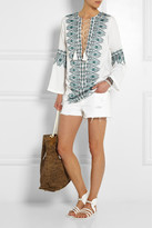 Thumbnail for your product : Talitha Noor embroidered silk tunic