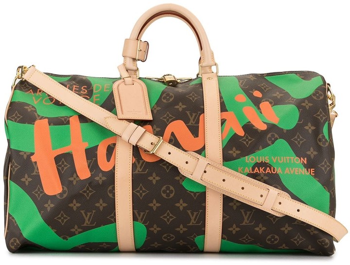 pre owned louis vuitton duffle bag