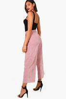 Thumbnail for your product : boohoo Cord Wide Leg Culotte