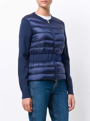Moncler padded front knitted cardigan