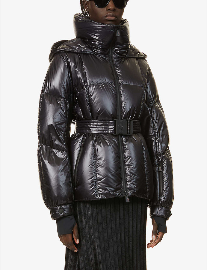 Moncler Grossaix belted shell-down jacket - ShopStyle Down & Puffer Coats