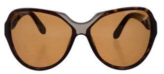 Proenza Schouler Tortoiseshell Oversize Sunglasses