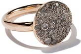 Thumbnail for your product : Pomellato 18kt rose gold Sabbia brown diamond ring