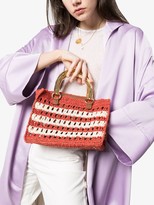 Thumbnail for your product : MEHRY MU Lucia mini raffia bag