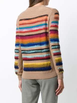 Paul Smith Black Label rainbow knitted jumper