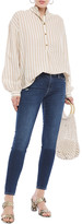 Thumbnail for your product : 7 For All Mankind Distressed Mid-rise Skinny Jeans