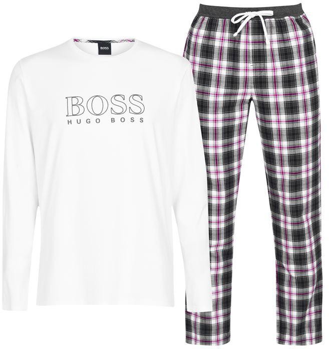 HUGO BOSS Cosy Long Pyjama Set - ShopStyle