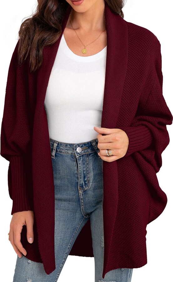 Womens Cardigan GRECERELLE Women's Lightweight Knit V-Neck