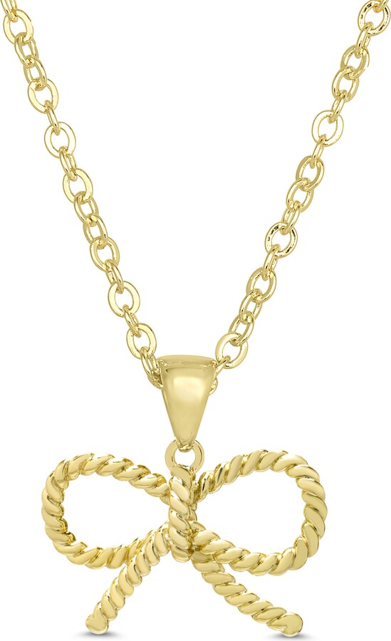 Lily Nily Kids' Bow Twist Pendant Necklace
