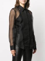 Thumbnail for your product : Helmut Lang Sheer Tux Shirt