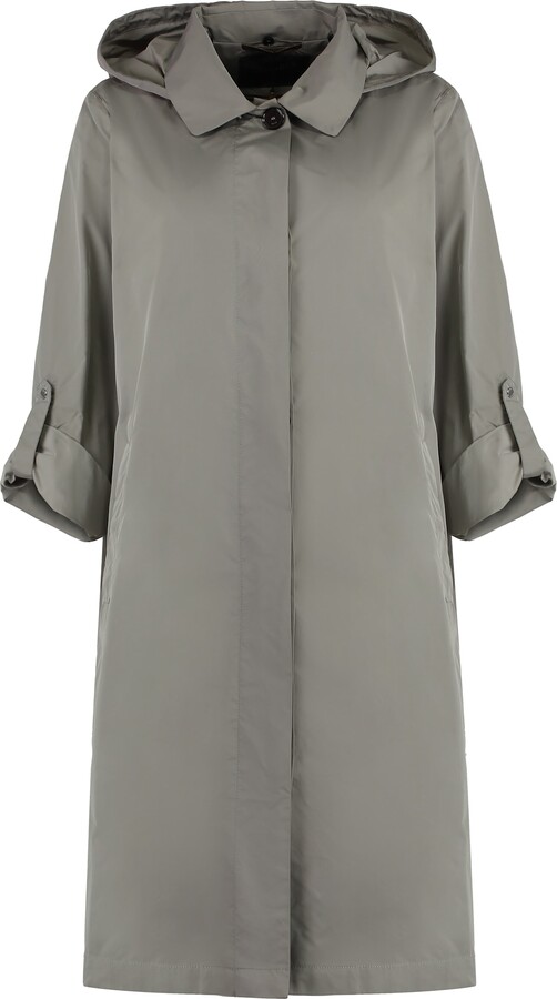 Moorer Isadora Techno Fabric Trench Coat