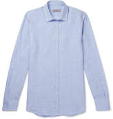 Thumbnail for your product : Canali Checked Linen Shirt