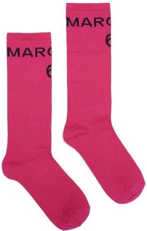 MM6 MAISON MARGIELA Kids Logo Intarsia-Knit Socks