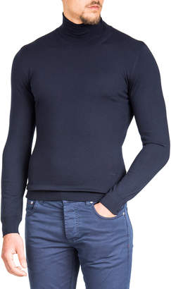 Isaia Merino Wool Turtleneck Sweater