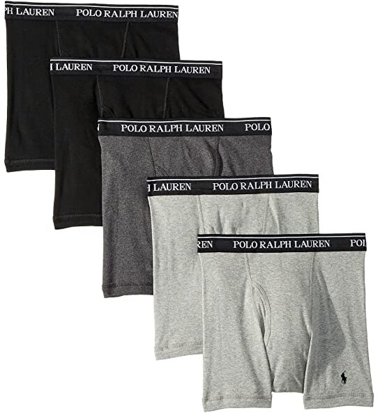 Polo Ralph Lauren Classic Fit w/ Wicking 5-Pack Boxers - ShopStyle