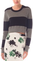 Thumbnail for your product : A.L.C. Brandie Stripe Crop Sweater