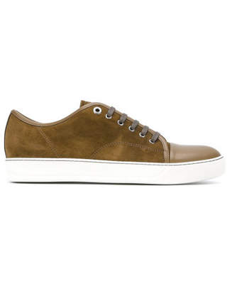 Lanvin contrasted toe cap sneakers