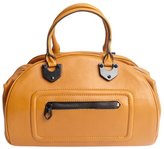 Thumbnail for your product : Oryany gold pebbled leather 'Belinda' satchel