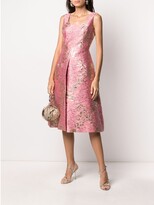 Thumbnail for your product : Dolce & Gabbana Jacquard Floral Pattern Dress