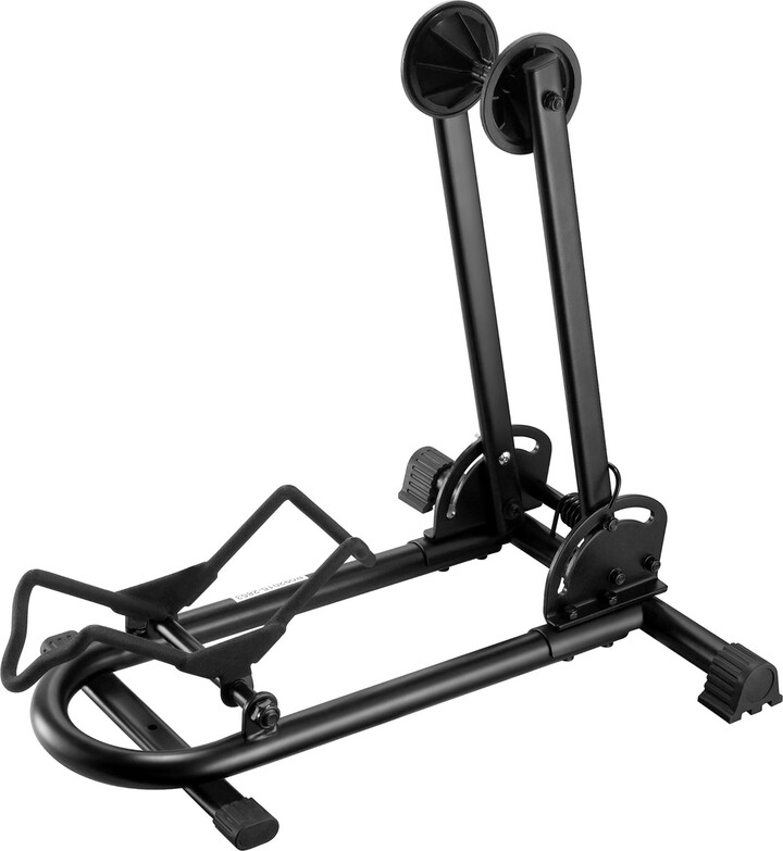 Bike Floor Stand Foldable Bicycle Rack with Rubber Feet for Compact