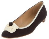 Thumbnail for your product : Chanel Camellia Woven Flats