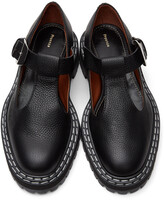 Thumbnail for your product : Proenza Schouler Black Leather Mary Jane Oxfords