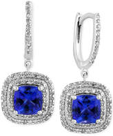 Thumbnail for your product : Effy EFFYandreg; Final Call Tanzanite (1-9/10 ct. t.w.) and Diamond (1/2 ct. t.w.) Drop Earrings in 14k White Gold