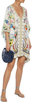 Thumbnail for your product : Camilla Hotel Boheme Georgette-trimmed Printed Silk-jacquard Kaftan