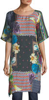 Thumbnail for your product : Johnny Was Mabel Long Silk Tunic