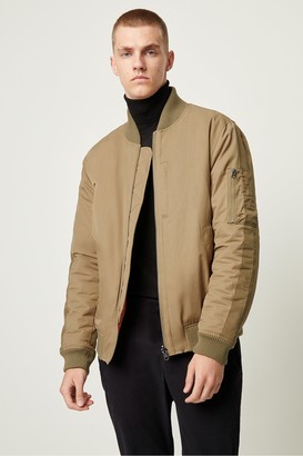 French Connection Soapy Cotton Reversible Bomber