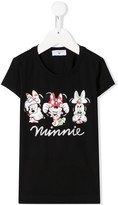 Thumbnail for your product : MonnaLisa Minnie Mouse print T-shirt