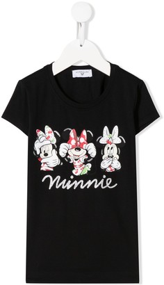 MonnaLisa Minnie Mouse print T-shirt