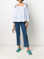 Thumbnail for your product : Blumarine Lace Detail Blouse