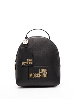 Love Moschino Logo-Print Backpack
