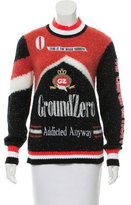 Thumbnail for your product : Ground Zero Ground-Zero Metallic Knit Long Sleeve Sweater