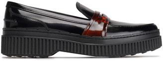 Tod's Glossed-leather Loafers