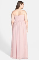Thumbnail for your product : Jenny Yoo Aidan Convertible Strapless Chiffon Gown