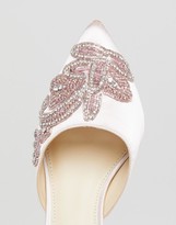 Thumbnail for your product : Blue by Betsey Johnson Blue By Betsy Johnson Blush Coset Embellished Heeled Wedding Mules
