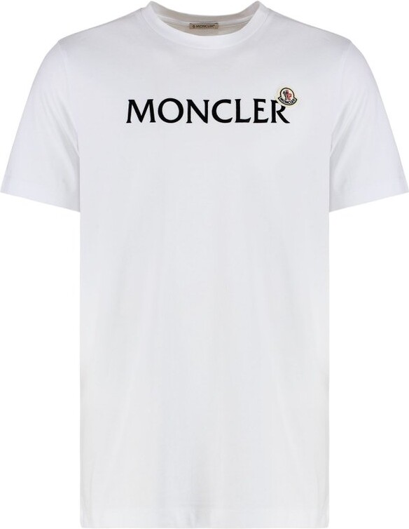 Moncler Logo Printed Crewneck T-Shirt