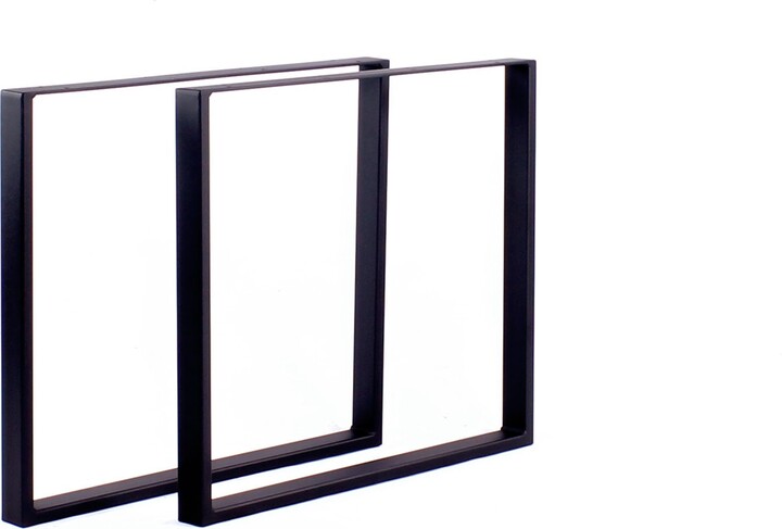 Etsy steel Tubing Desk/Dining Table Legs/Powdercoat Finish/You Choose Height, Width/Set Of Two/steel Powdercoat Finish Metal Dining Legs