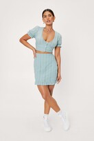 Thumbnail for your product : Nasty Gal Womens Broderie Anglaise Ruffle Hem Mini Skirt