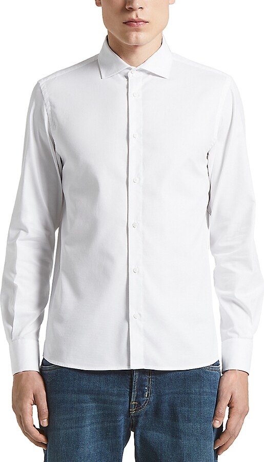 Peserico Regular Fit Button Up Shirt