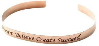 Very Sisters JO74P Bangle Dream, Believe, Create, Succeed - 15 g Gold Plated - 65 cm