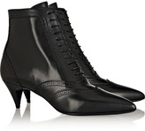 Thumbnail for your product : Saint Laurent Cat brogue-style leather ankle boots