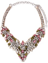 Thumbnail for your product : Valentino Crystal flower necklace