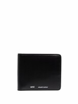 Thumbnail for your product : AMI Paris Logo-Print Leather Cardholder