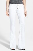 Thumbnail for your product : Hudson Jeans 1290 Hudson Jeans 'Ev' Cut Waistband Flared Jeans